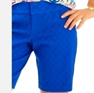 NWT Lilly Pulitzer Gardinia Shorts Brilliant Blue 9 Inch Style 2403 Size 00